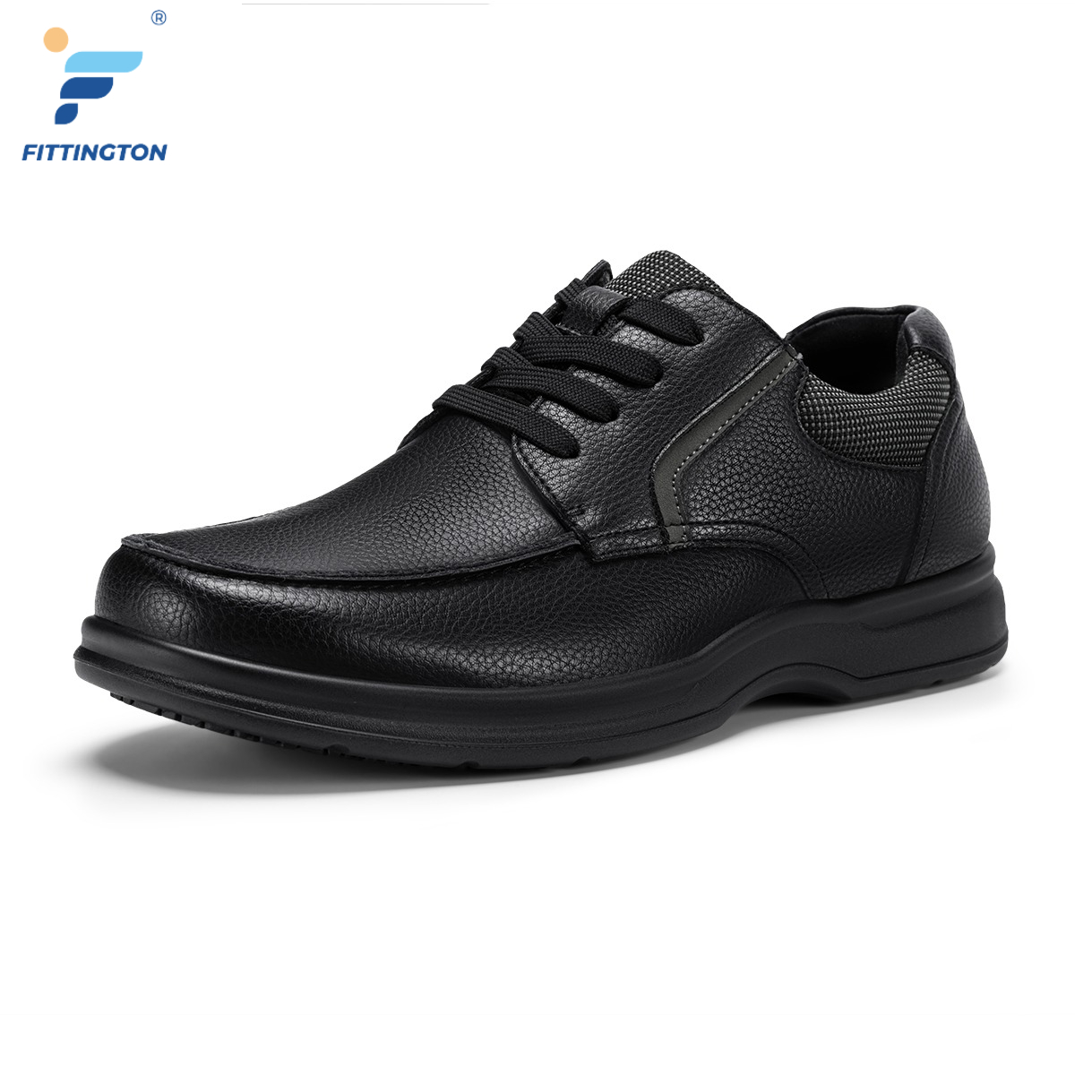 Men Shoes For Office Work - Fitington-kledingschoenen Extra brede teenbox Heren Business