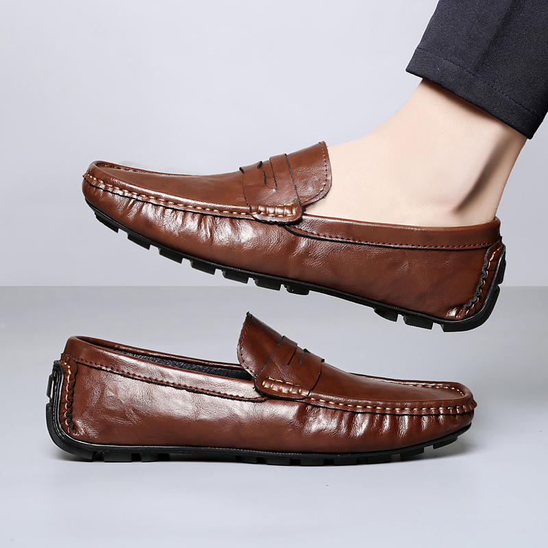 Men Shoes For Office Work - Echte leren herenschoenen Comfortabele en lichte