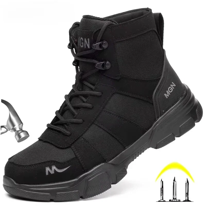 Men'S Shoes For Work - Werklaarzen Onverwoestbare veiligheidsschoenen voor heren Schoenen