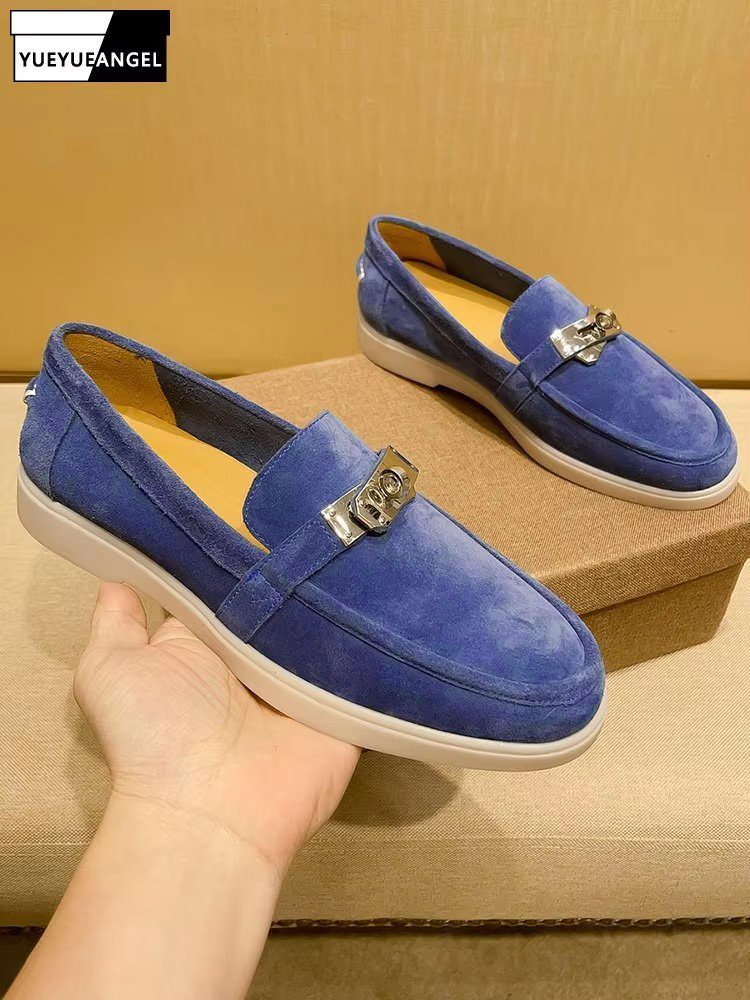 Men Shoes For Office Work - Heren instappers van echt leer, geschikt
