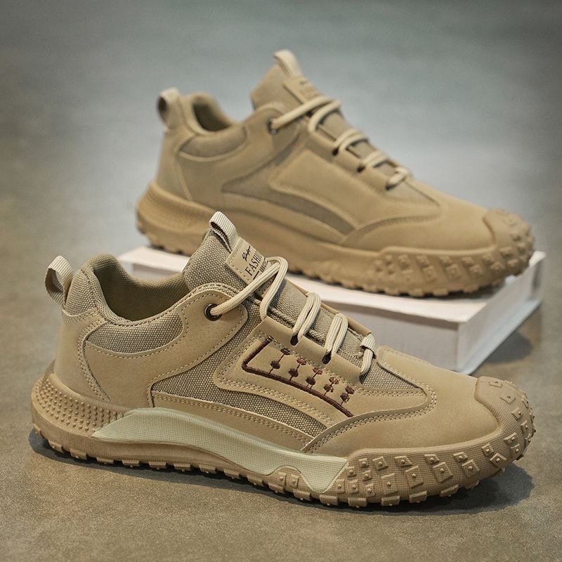 Boat Shoe Leather - Ademende wandelschoenen met gesloten neus voor