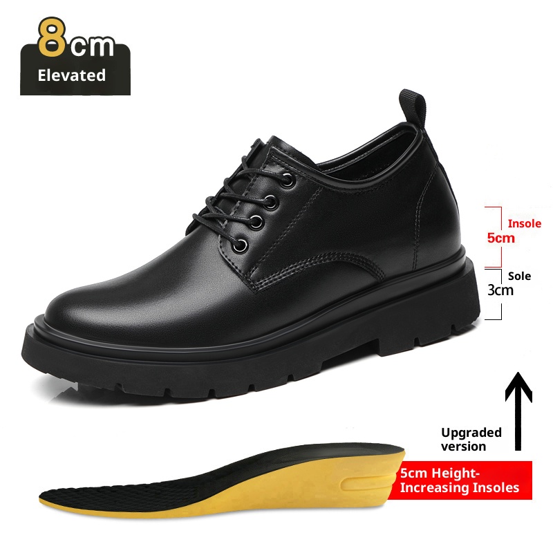 Men'S Shoes To Increase Height - 3 Cm/6 Cm/8 Cm Hoogte Toename