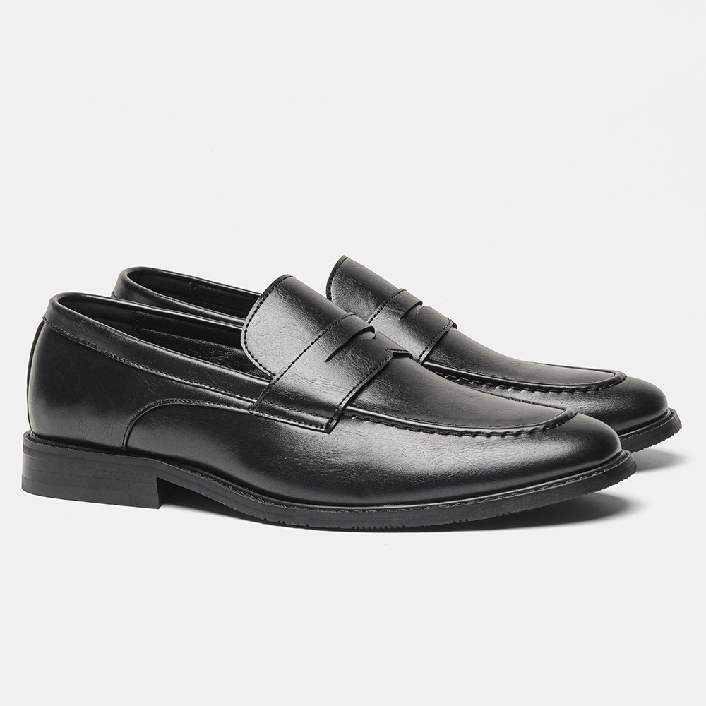 Heren zwarte penny loafers, kl - Men Shoes For Office Work recensie en prijs