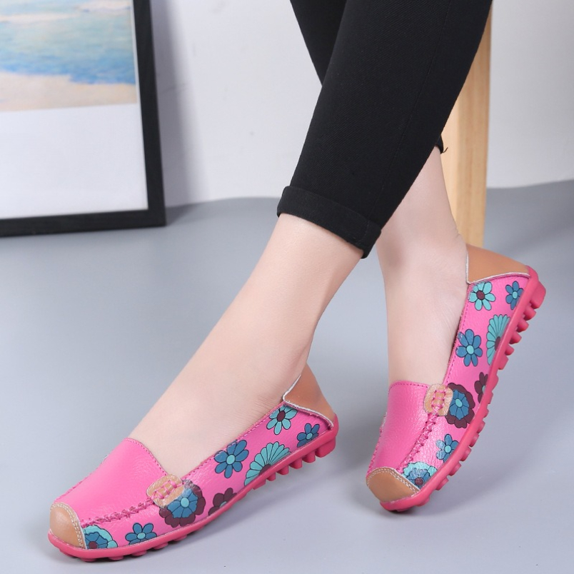 2025 Lente vrouwen flats schoe - Boat Shoe Leather recensie en prijs