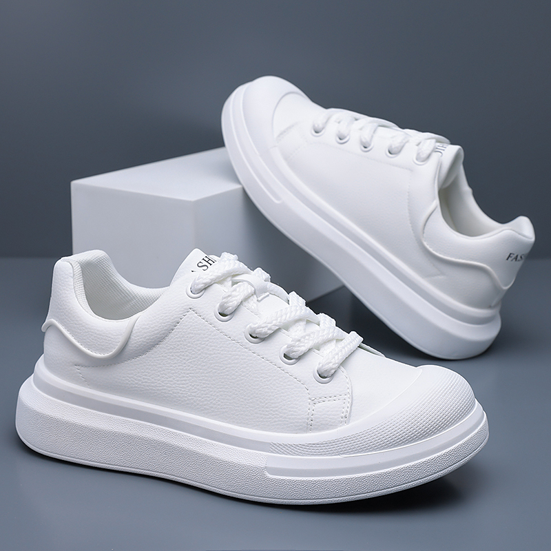 Witte leren platformschoenen v - Boat Shoe Leather recensie en prijs