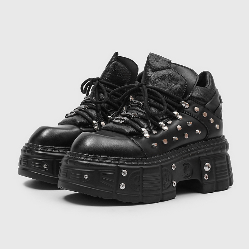 Nieuwe Gothic Punk Heren Platf - Men'S Shoes To Increase Height recensie en prijs