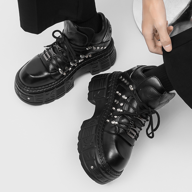Nieuwe Gothic Punk Heren Platf - Men'S Shoes To Increase Height recensie en prijs
