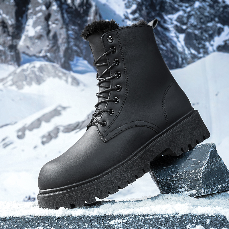 Warme, pluche hoge herenboots, - Men'S Shoes For Work recensie en prijs