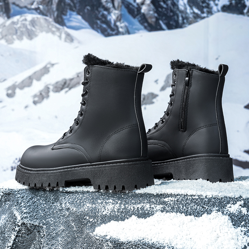 Warme, pluche hoge herenboots, - Men'S Shoes For Work recensie en prijs