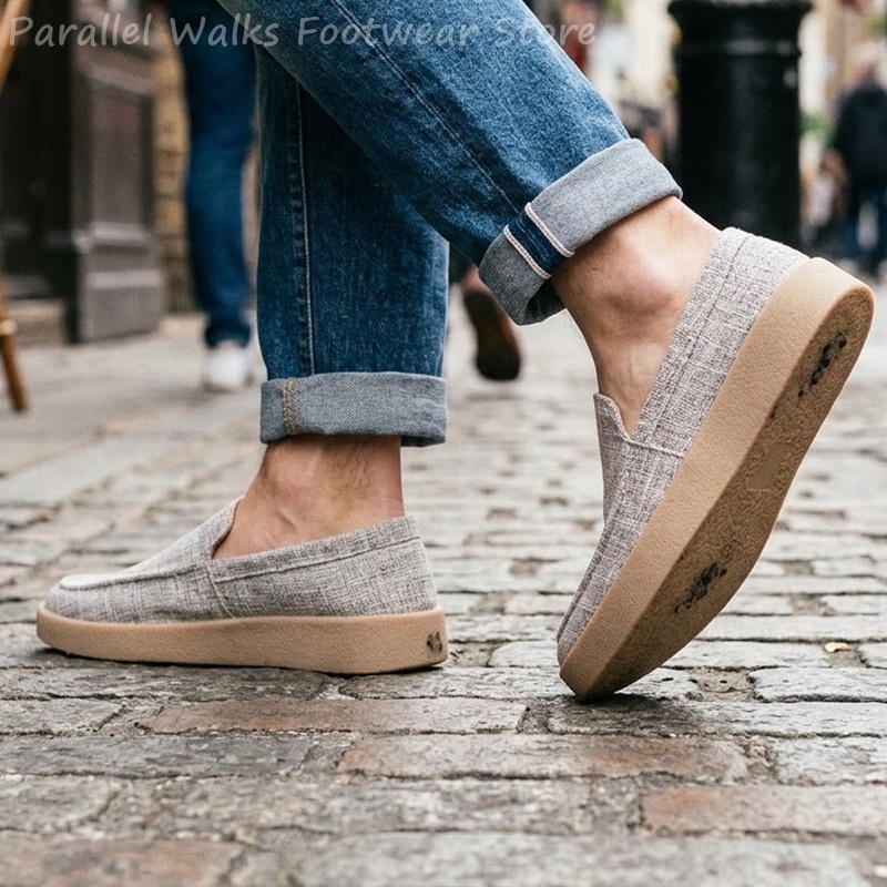 Heren canvas instappers, ademe - Boat Shoe Leather recensie en prijs