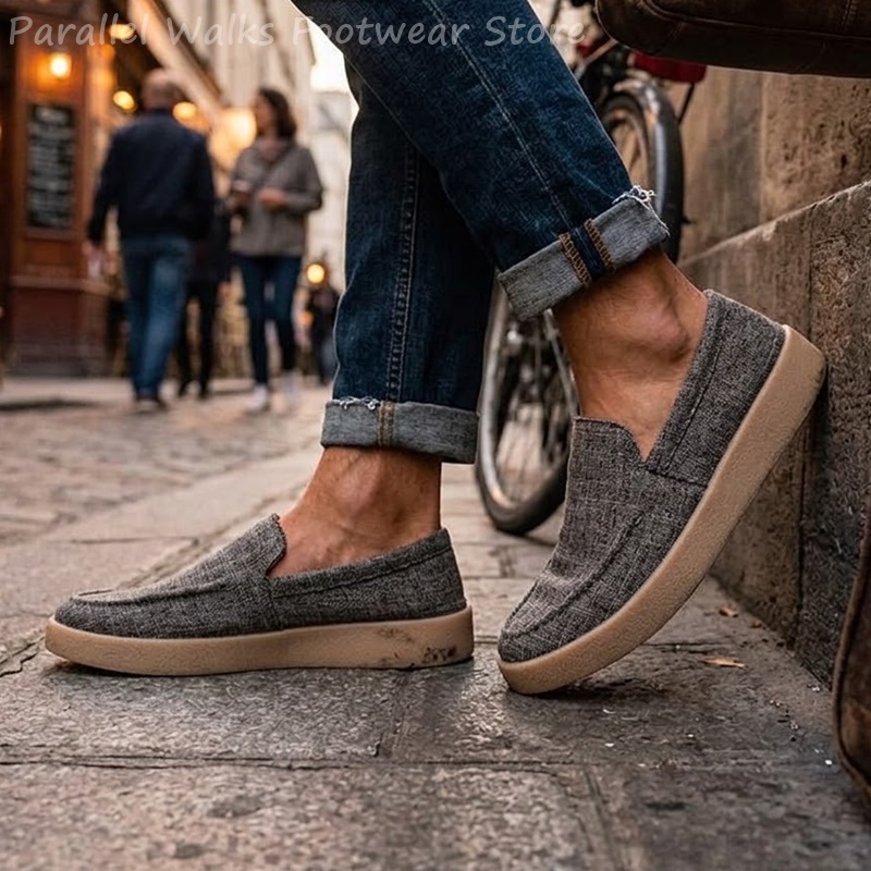 Heren canvas instappers, ademe - Boat Shoe Leather recensie en prijs