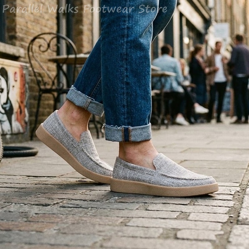 Heren canvas instappers, ademe - Boat Shoe Leather recensie en prijs