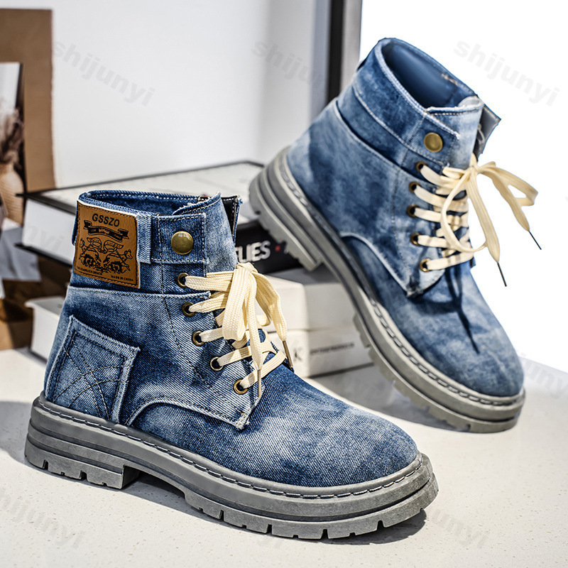 Heren Retro Canvas Laarzen 202 - Men'S Shoes For Work recensie en prijs