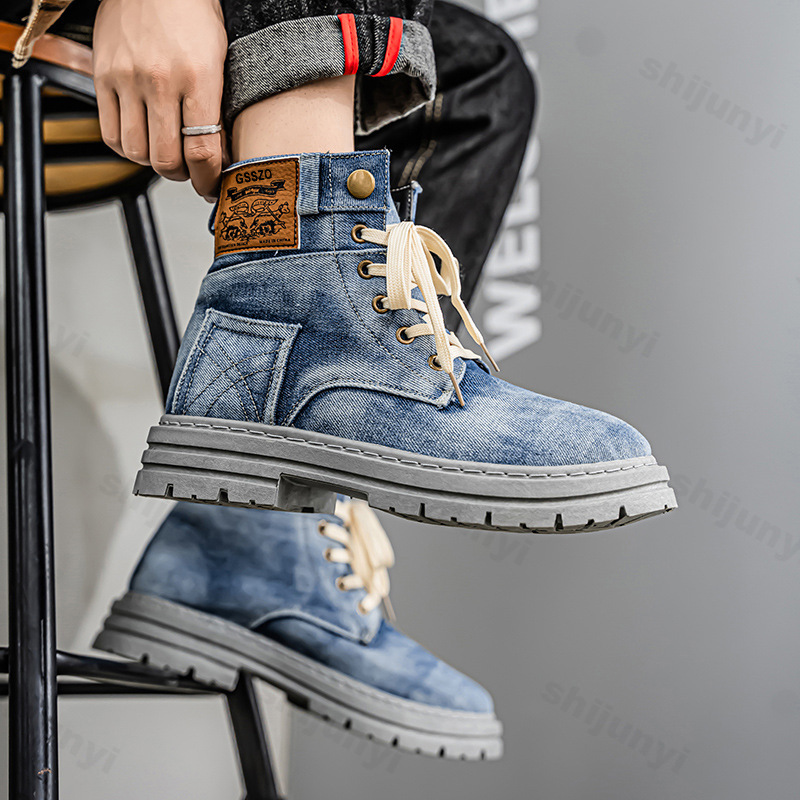 Heren Retro Canvas Laarzen 202 - Men'S Shoes For Work recensie en prijs