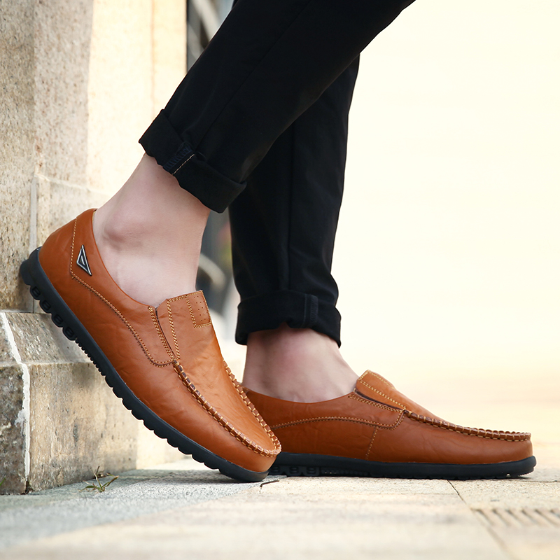 Echt Leer Mannen Casual Schoen - Boat Shoe Leather recensie en prijs