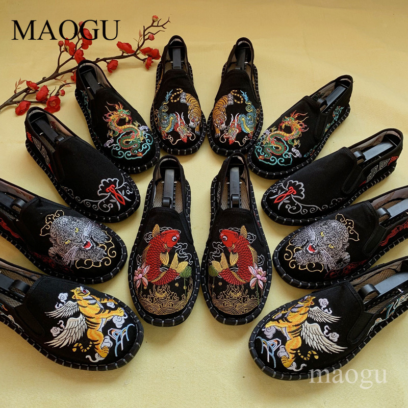 Unisex Chinese stijl borduurwe - Loafer Slip On Men recensie en prijs