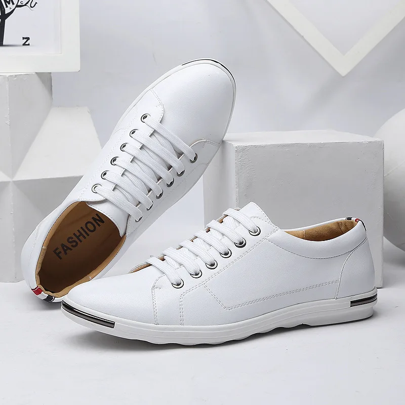 Heren maat 38-48 Casual ademen - Boat Shoe Leather recensie en prijs