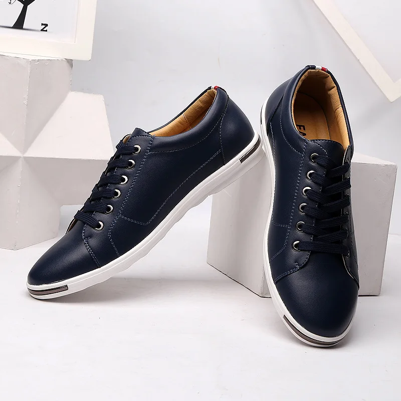 Heren maat 38-48 Casual ademen - Boat Shoe Leather recensie en prijs