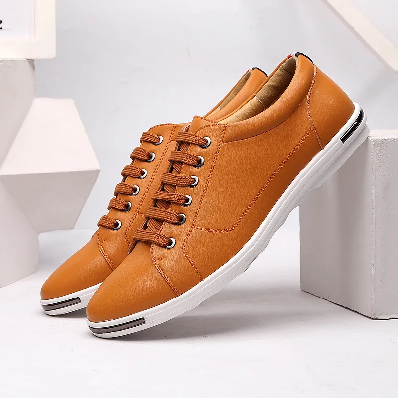 Heren maat 38-48 Casual ademen - Boat Shoe Leather recensie en prijs