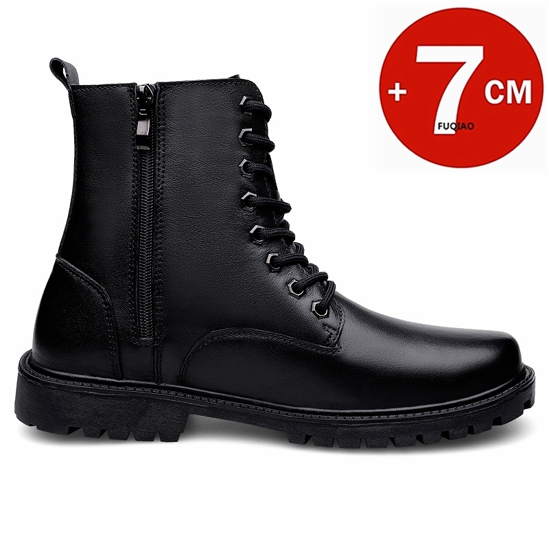 Herenschoenen van leer met 6 c - Men'S Shoes To Increase Height recensie en prijs