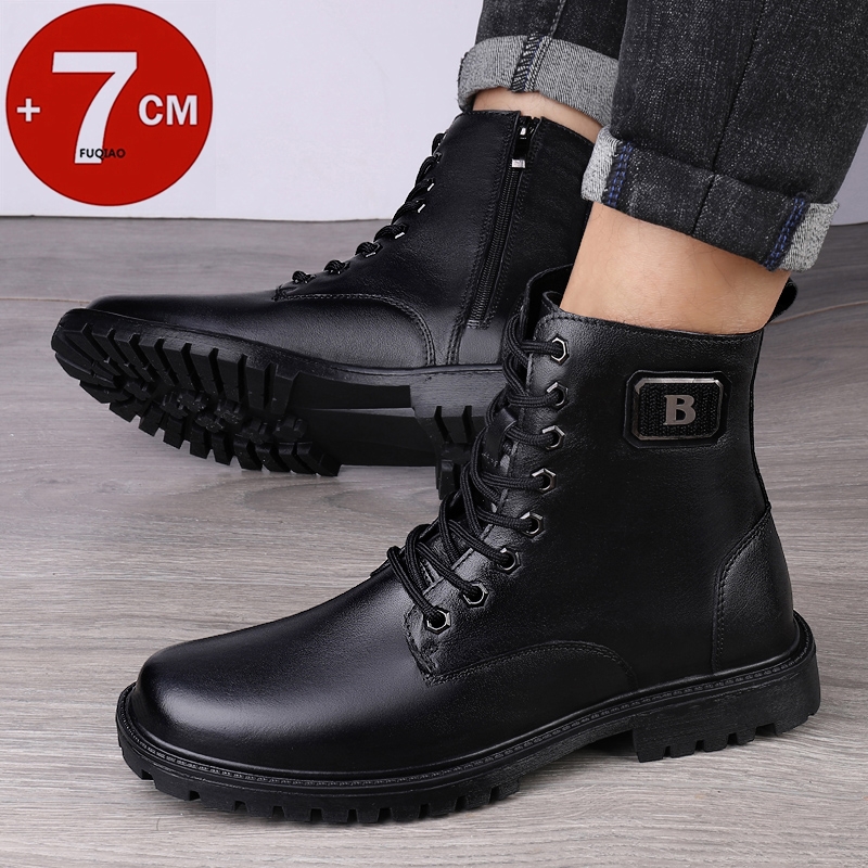 Herenschoenen van leer met 6 c - Men'S Shoes To Increase Height recensie en prijs